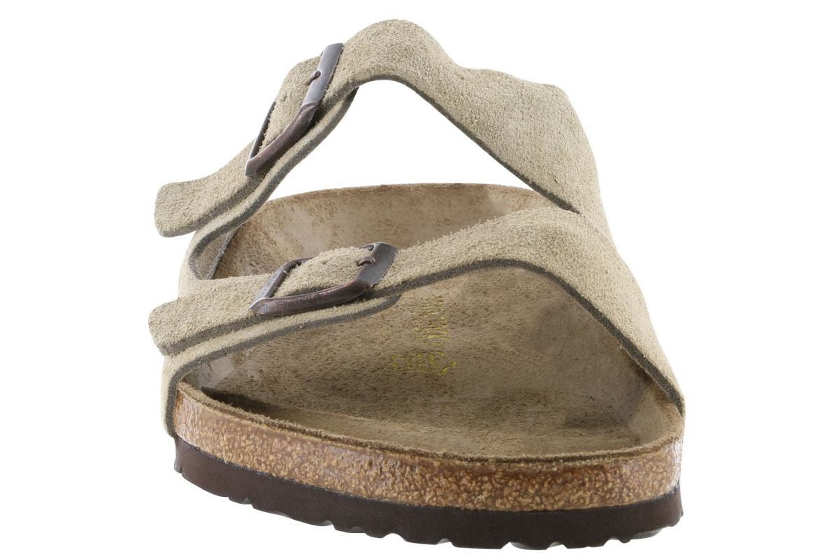 Birkenstock Arizona Taupe Two-Strap Sandal – 2BigFeet