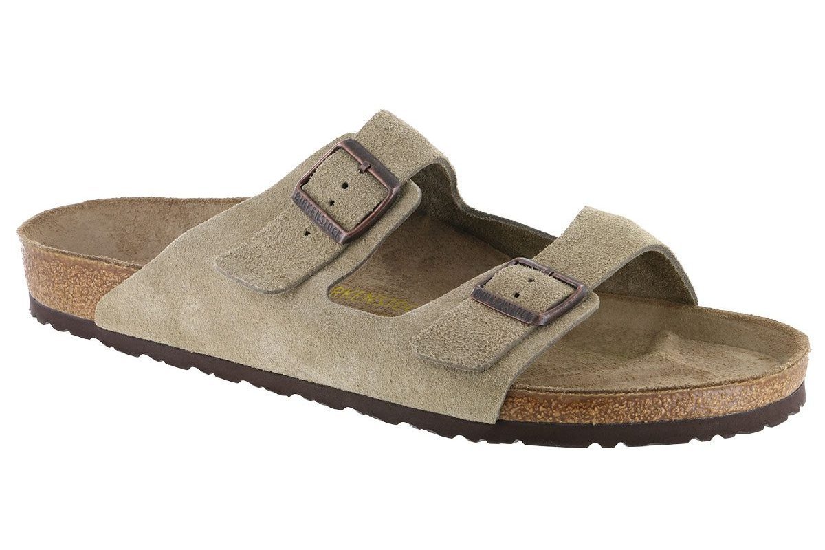 birkenstock arizona suede taupe