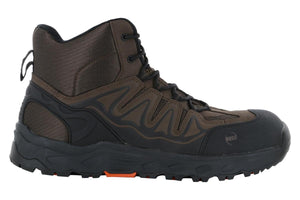 Hoss Eric Hi Aluminum Safety Toe Brown