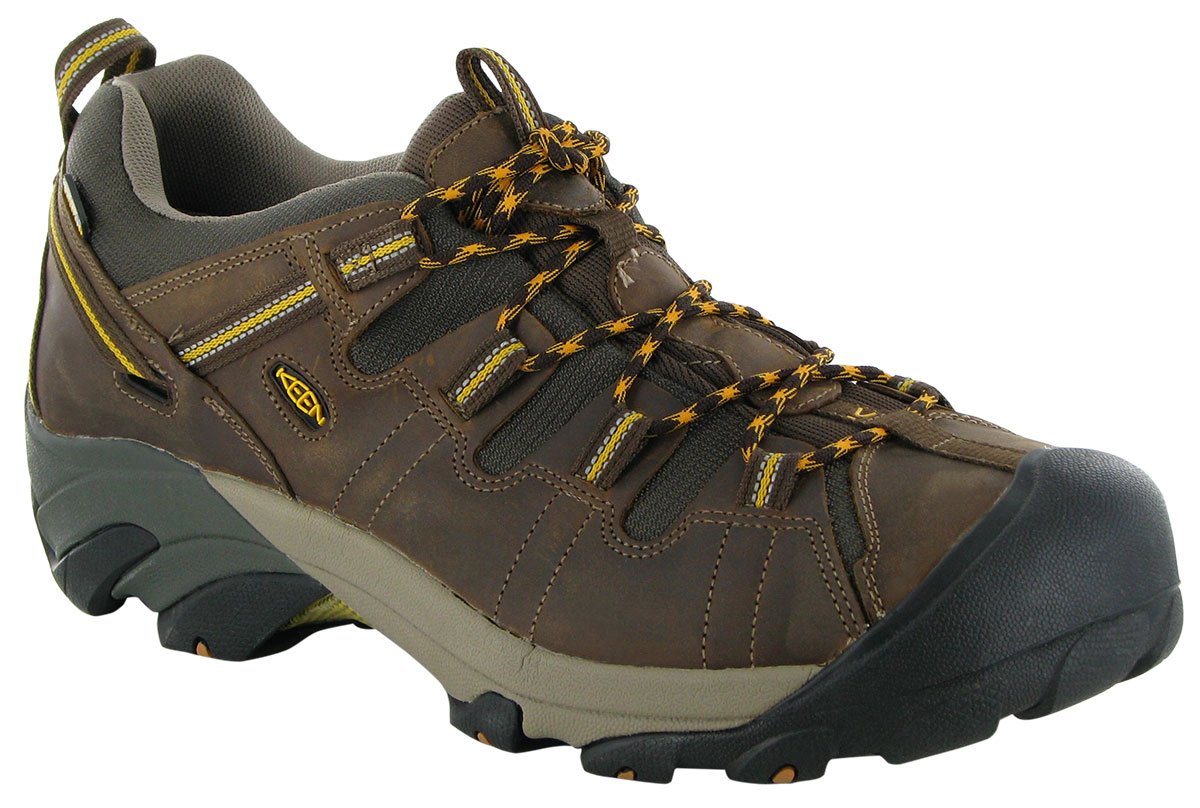 Keen Men s Targhee II Waterproof Cascade Brown Golden Yellow 14