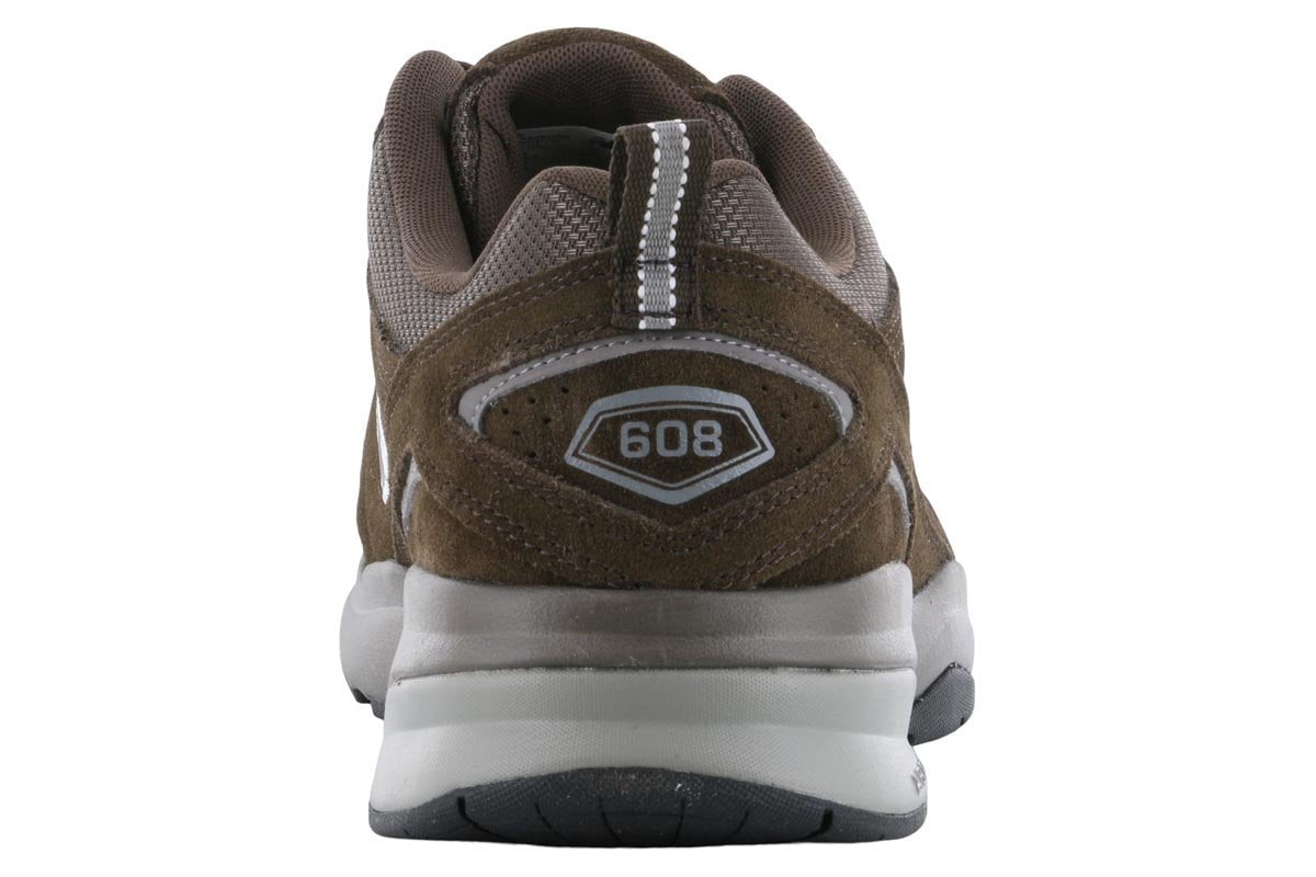 New Balance 608V5 Chocolate Trainer – 2BigFeet