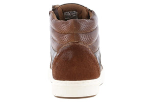 Propet Kenton High Top Casual Sneaker Brown