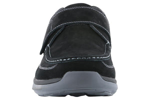 Propet Porter Velcro Strap Shoe Black