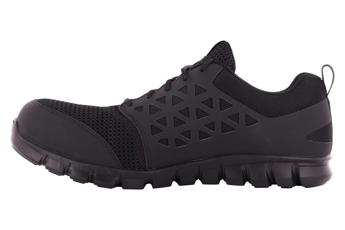 Reebok Sublite ESD Composite Toe Shoe Black - 2BigFeet